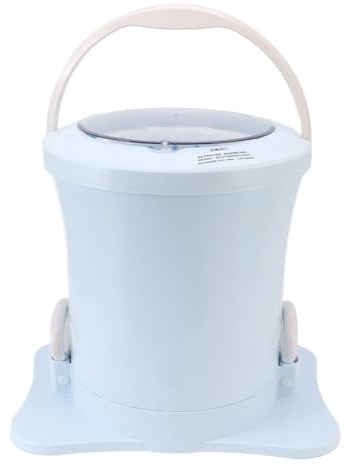 Cryfokt Mini Déshydrateur Portable avec Pieds à Ventouse, Déshydrateur Manuel à Grande Vitesse avec Cordon de Serrage pour les Voyages en Dortoir (BLUE)