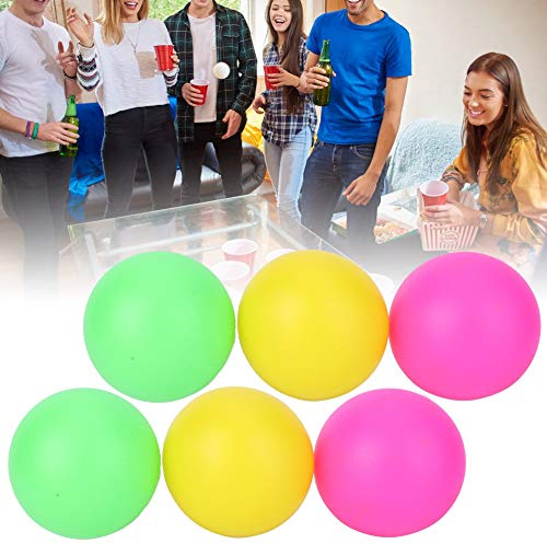 Qcwwy 6st Pvc Beach Ball Set Slitstarkt Underhållningsspelbollar för Strandtennis Färgglada och Lätta Bollar för Utomhuskul Andra Bollspel (röd gul grön)