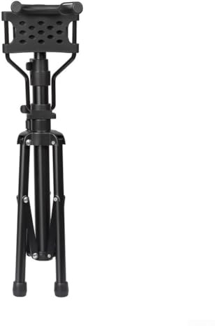 Staffa pieghevole regolabile, colore nero, confezione da 1 supporto per tubo di soffiaggio elettrico, design compatto per violino e ukulele, supporto salvaspazio per musicisti e studenti