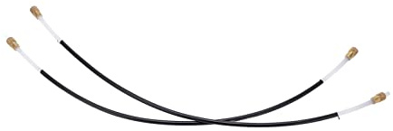 KIMISS 2st Cello Tail Rope Tailcord Set - Nylonersättning för Cello Tailpiece, Enkel Installation och Förbättrad Ljudkvalitet, Svart
