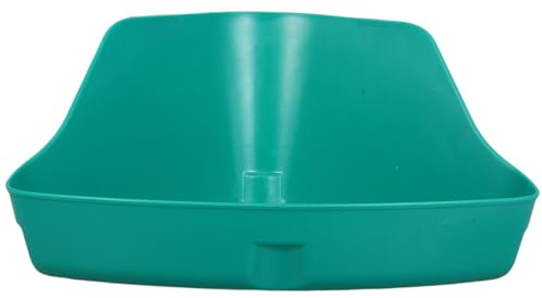 BAZEITFLOW Bac à Litière Mural pour Petits Animaux M 31,5x20x15 Cm, Plateau de Bain de Sable pour Hamster et Chinchilla, Toilette D’Angle en Plastique Amovible pour Cage, Litière pour Furet