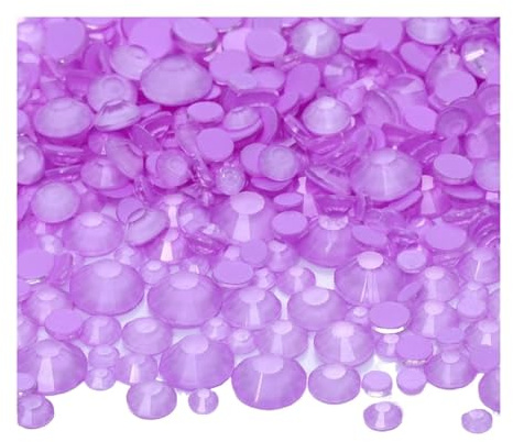 HKVTVCYPYA SS6-SS30 Strass in vetro color neon Glitter rotondi Colla non hotfix su pietre preziose for accessori for nail art fai da te(SS12-14400Pcs)