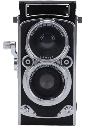 Tbest Appareil Photo Numérique Vintage Rétro Portable Compact Petite Poche Vidéo FHD 1080p 12 MP Autofocus Vlogging avec Carte 16 Go pour Débutants, Adolescents et Adultes