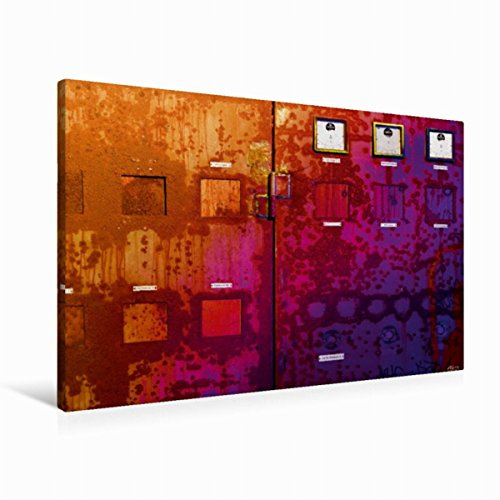 Premium Textil-Leinwand 90 x 60 cm Querformat Premium Textil-Leinwand 90 cm x 60 cm quer Ein Motiv aus dem Kalender AUSSER BETRIEB - Industriekultur mit PopArt-Einflüssen | Wandbild, HD-Bild auf Keilr