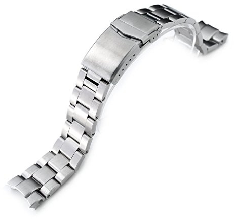 MiLTAT 20mm Watch Band for Seiko Alpinist SARB017 SBDC091 SBDC087, Super-O Screw-Link