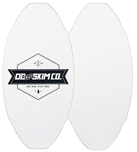 Centrano Unisex – Erwachsene DB Plank Skimboard, Weiß, S