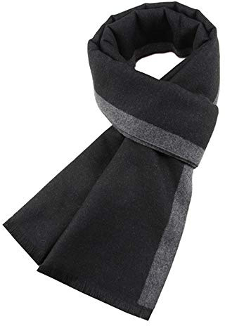 Ueither Uomo Sciarpa Autunno Invernale Sciarpa Termica Calda Morbida Sciarpa Casual Business (180cm x 30cm, Colore 30)