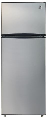 ARCTIC CHEF ACFR725AMZ6COM 2 Door Apartment Size Refrigerator with Freezer, Stainless