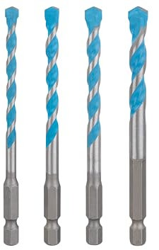 Bosch EXPERT HEX-9 - Set di 4 punte multiple per calcestruzzo, piastrelle in ceramica morbida, 5,5-8 mm, accessori professionali, trapano a percussione, cacciavite, trapano)