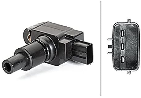 HELLA 5DA 230 035-931 Zündspule - 3-polig - Kerzenschachtzündspule - geschraubt