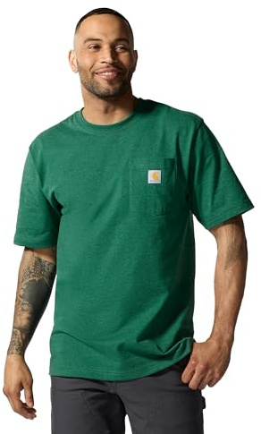 Carhartt T-shirt i lös passform, högkvalitativt tungt tyg, kortärmad tröja med ficka (stor och lång), 3XL