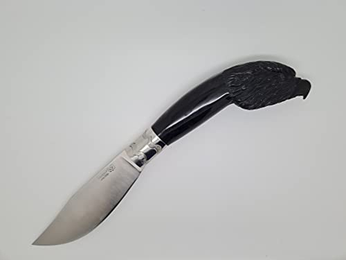 generico Coltello sardo arburese scultura acquila lama inox scuoio da cm.11 totale cm.23.5