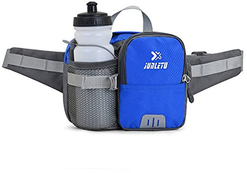Clape Unisex Waist Bag Gürteltasche mit Flaschenhalter Trinkgürtel Laufen Joggen Bauchtasche Hüfttasche für Trinkflasche Wasserdicht Hydration Belt Outdoor Funnypack