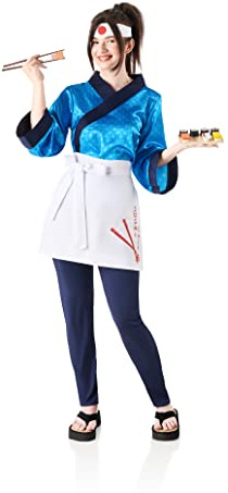 Kimokawaii Costume cuoco Sushi adulto