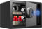 Grimtron Smart Biometric Safe - (0.80 cu. ft.) Fingerprint Lock Box with Silent Mode, Backlit Keypad and LED Light, Small Caja Fuerte with Anti-Rust and Anti-Theft