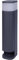 BOLD VOLO presa esterna da giardino, antracite (2 x Schuko - IP44 - 3680 Watt - sensore crepuscolare - interruttore on/off - lampadina G9 inclusa)
