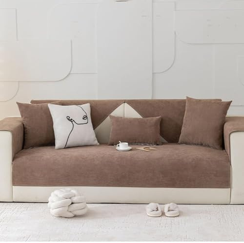 Yestree Wasserdichter Sofabezug - Creme Couchüberzug für Sofas, Sessel & Sitzbänke, Rutschfester Sesselüberwurf für Hunde & Katzen, Strapazierfähiger Sofabezug als Möbelschutz