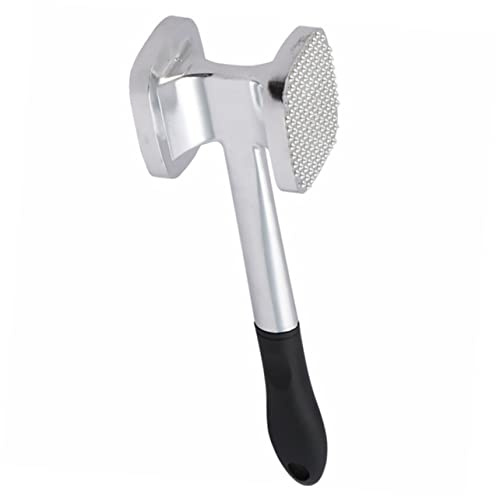 VERDANVERSE Martello Doppia Faccia per Bistecca in Lega di Alluminio Batticarne Manico Lungo Facil Usare Pulare per Manzo e Carne