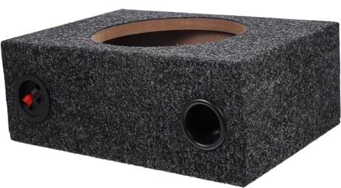 JECOMPRIS Scatola Subwoofer Auto in Legno Per Cassa Acustica Enclosure Sostitutiva e Facile Installazione Per Impianto Audio Veicoli e Camion Design Compatto e Leggero Con Prestazioni Bassi