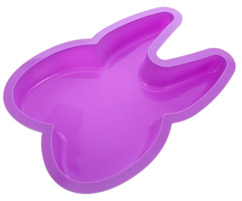 Moule à Gâteau en Silicone Forme Dents pour Desserts Faits Maison | Résistant à Chaleur Froid, Teinte Pourpre, pour Gâteaux, Pains, Biscuits et Chocolats, Débutants ou Pâtissiers