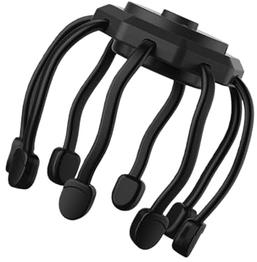 Dispositivo Massaggio Testa Elettrico – 3 Modalità, Rotazione 360°, Senza Fili e Ricaricabile | Massaggiatore Portatile per Testa, Collo & Relax | Riduzione Stress e Benessere a Casa, Ufficio & Viaggi