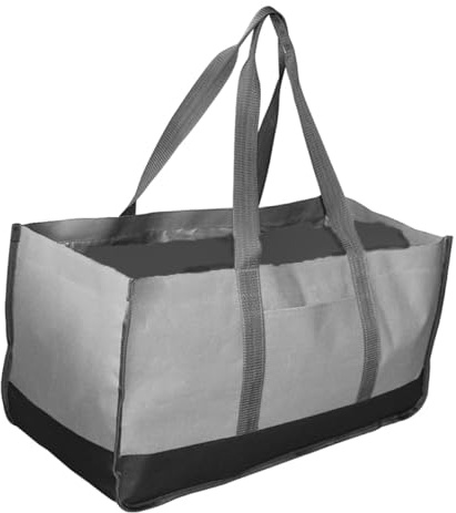 BAZEITFLOW Bolsa de Leña Portátil Multifuncional para Almacenaje de Troncos, Gran Capacidad, Resistente al Desgaste, Plegable para Uso Diario en Jardín y Exteriores, Color Aleatorio