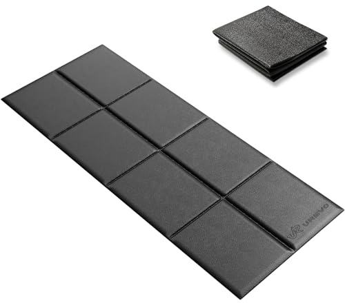 UREVO Faltbare Bodenschutzmatte 65 × 160 cm, 6 mm Dicke Laufbandmatte