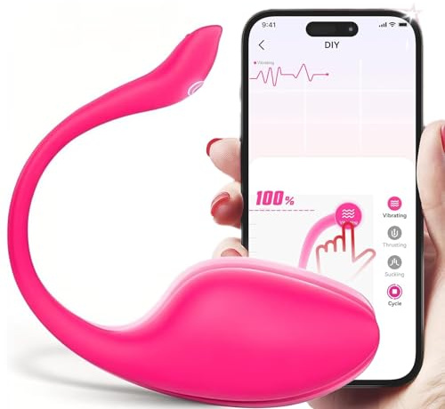 APP Long Distance Remote Control Waterproof Silicone Pelvic Floor Trainer for Tightening Pelvic Floor Strengthening and Bladder Control Exercise