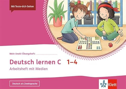 Deutsch lernen C 1-4: Arbeitsheft mit Medien Klasse 1-4 (Mein Anoki-Übungsheft)