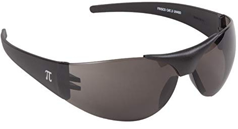 PiWear Sonnenbrille Sportbrille Motorradbrille Frisco mit flexiblen Bügeln schwarz blau dunkel gelb