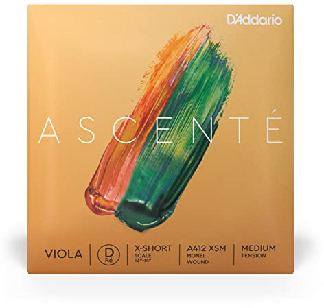 D'Addario Ascenté D-Saite für Viola, extra kleine Größe, mittlere Spannung