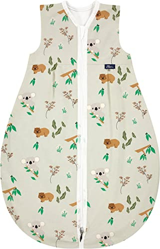 Alvi Mäxchen Light Sommer Schlafsack Baby Forest aus 100% Baumwolle