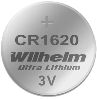 10x CR1620 WILHELM litiumknappcell 3 V 70 mAh ø 16 x 2,0 mm batteri DL1620, 6620