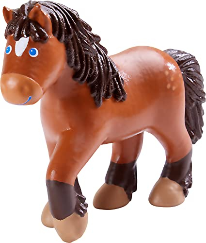 HABA 306154 - Little Friends Pferd Kiara, Biegepuppen & Tiere ab 3 Jahren, Braun
