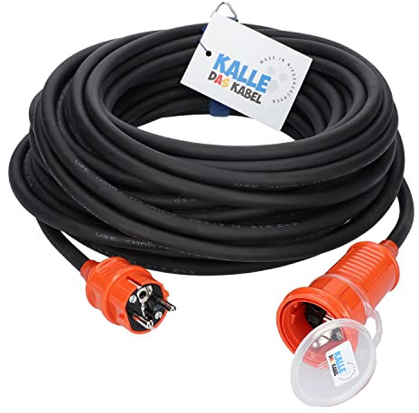 Verlängerungskabel Kalle Classic Colour 3G 1,5mm² orange 25 Meter