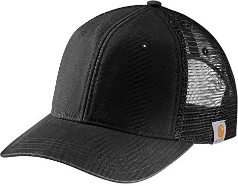 Carhartt Herren Hat, Canvas Duck Cap mit Mesh-Rückseite, Moss