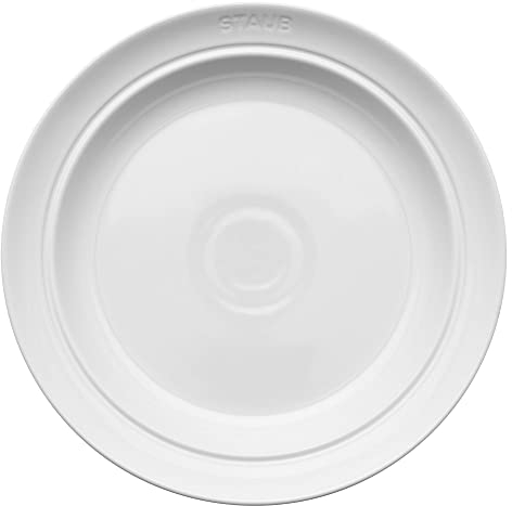 STAUB Ceramic Dinnerware 4-pc 9.5-inch Soup/Pasta Bowl Set - White