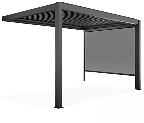 Oviala Pergola bioclimática 3x4m y 1 Store 2,66 x 2,34 m