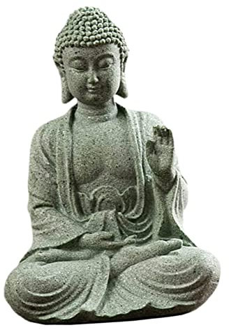 RORPOIR Garten-Buddha-Statue Aquarium-Buddha-Ornament Aquarium- -Statue Einzigartig