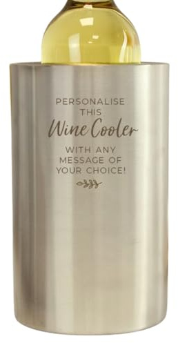 Engraved Free Text Wine Cooler. Personalised Wine Cooler
