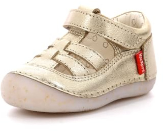 KICKERS SUSHY, Scarpa Mary Jane Unisex-Bambini, Beige Champagne, 20 EU
