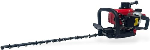 Tagliasiepi a scoppio 43CC Potenza 3.8HP con Motore da 2 Tempi Dotato di Lame a Doppio Taglio da 60 cm con Manico Girevole Leggero Potente e Maneggevole