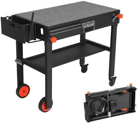Blackstone Portable Grill Table - Movable Stand for 17 or 22 inch Griddle with Wheels