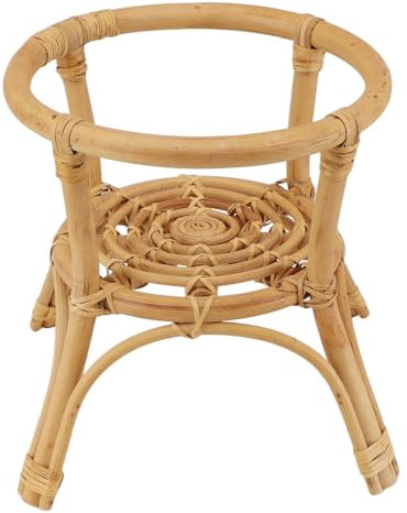 Pflanzenständer, Blumentopfregal, Rattan, Robust, Stabil, 23,9 Cm, Pflanzgefäßhalter für Drinnen und Draußen, Garten, Terrasse
