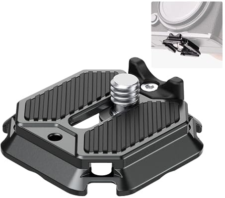 FALCAM F38 Anti-Rutsch-Platte, Schnellwechselplatte, Arca-Swiss-kompatibel, 38-mm-Schnellwechselsystem, Kamerazubehör, 1/4-Schraube, Schnellmontage für SLR/F38-System/Stativ, Zhiyun und Feiyu