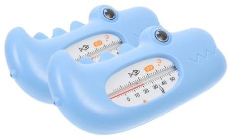 ifundom 2stücke Wassertemperaturmesser Für Pool Und Badewanne Cartoon-design Aus Kunststoff Bruchfestes Thermometer Zur Messung Der Wasserwärme in Celsius