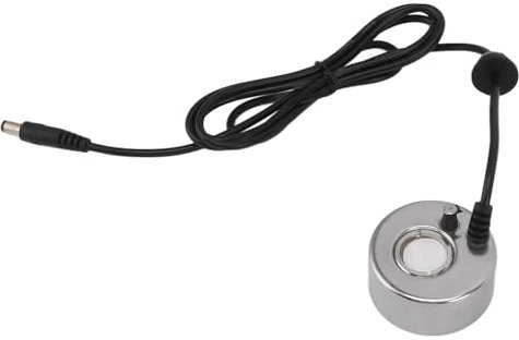 TOPINCN Fountain Mist Maker, Humidifier Ultrasonic Fogger, 12V Alloy Pond, Mini Fog Atomizer Machine for Water Indoor Halloween Party Decor, Water Features, Office Use