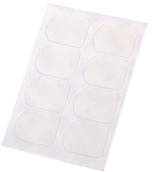 Mikinona Saxophon Mundstückpads aus Silikon 8 Stück für Alt und Tenorsaxophon Vibrationsdämpfend Bequem mit Klarinettenwischer