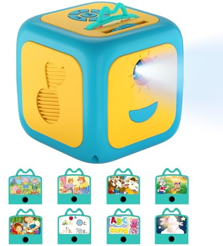 Toupus Storytelling Projector for Kids, Story Dream Machine for Toddlers Christmas Birthday Gifts for Kids Ages 3+, Storybook Projector with Stories, Music, Night Light Educational Toys for Girls Boys