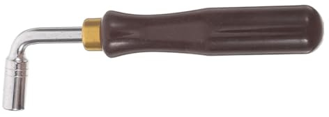Dulcimer Tonstimmschlüssel 401 402, Instrumentenschlüssel für Dulcimer | Edelstahl und Kunststoff, Komfortabel in Hand, Kompakt und Leicht zu Bedienen, Braune Ausführung